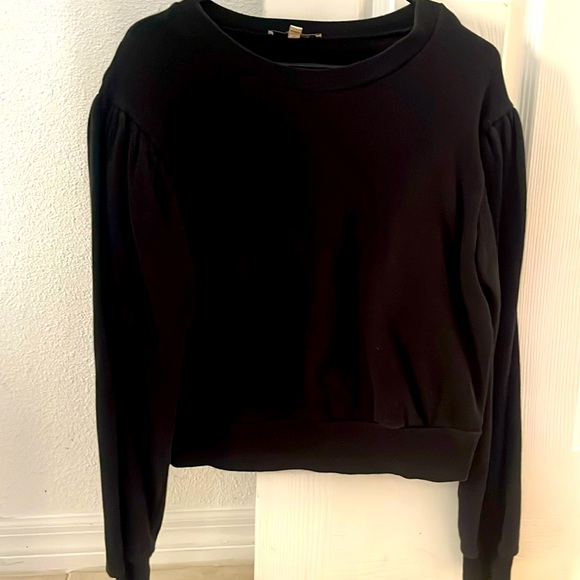 Express Sweaters - Express Black Sweater with Ruffled Shoulders - Great Condition - Only $17!